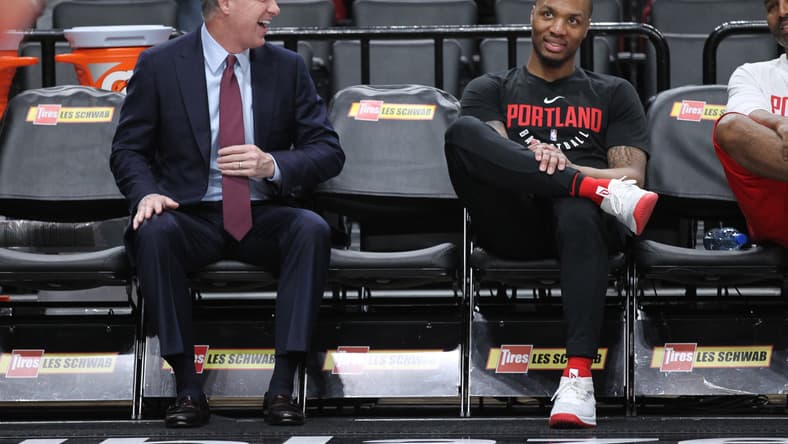 Blazers Damian Lillard, Neil Olshey