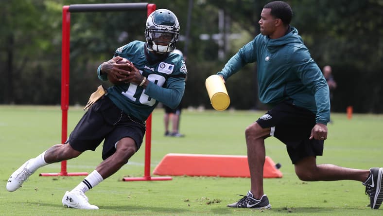 Eagles WR DeSean Jackson during minicamp.