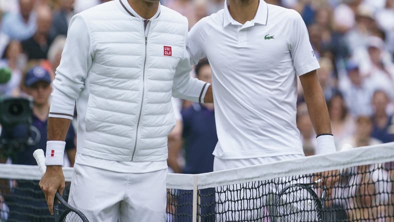 Roger Federer Novak Djokovic 2019 Wimbledon Final