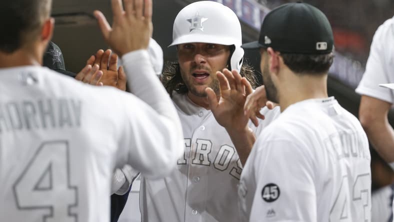 Astros white uniform