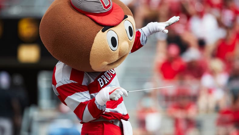 Ohio State marching band against Oregon State
