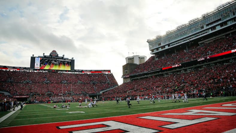The Horseshoe during Ohio State and Michigan college football game