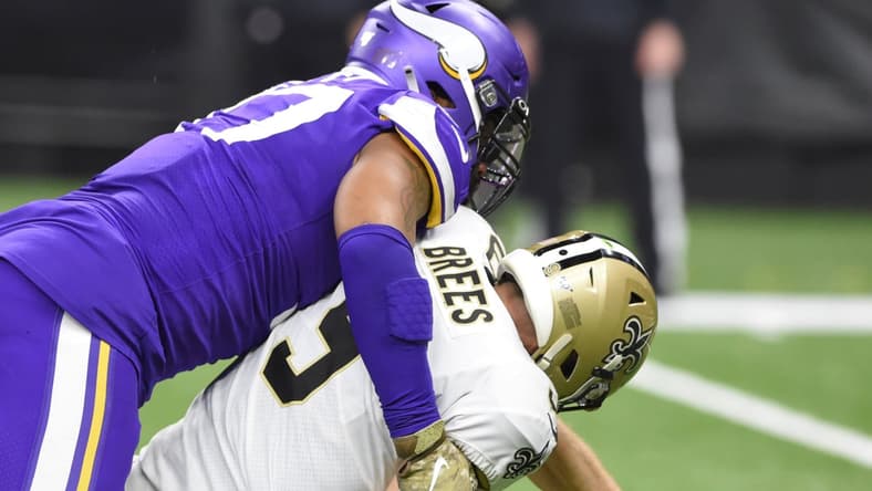 Drew Brees fumble