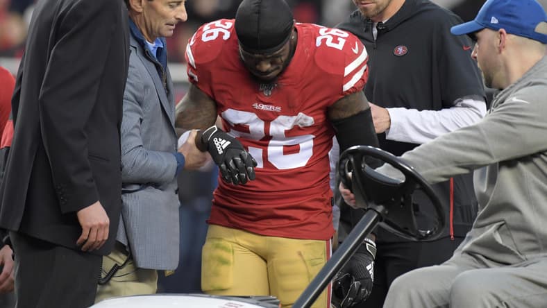 Tevin Coleman injury