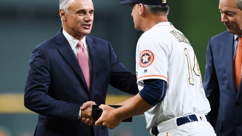 Rob Manfred, Astros