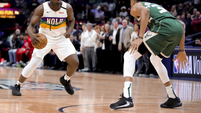 Zion Williamson Giannis Antetokounmpo