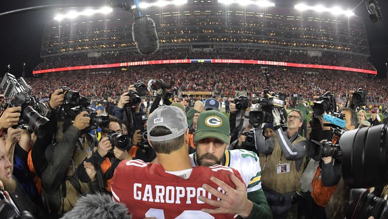 Aaron Rodgers, Jimmy Garoppolo