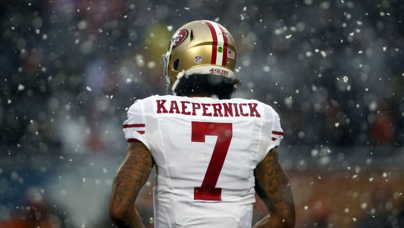 NFL quarterback Colin Kaepernick