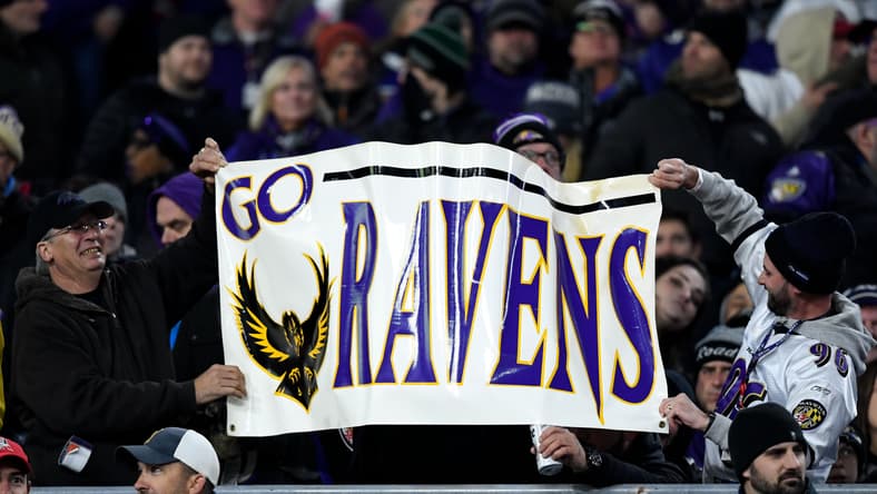 Baltimore Ravens fans at M&T Bank Stadium
