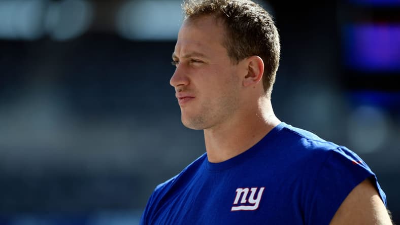 New York Giants offensive tackle Nate Solder