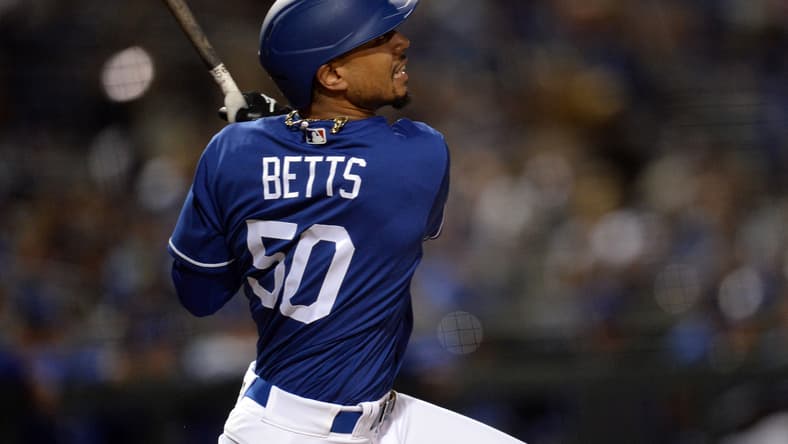 Los Angeles Dodgers outfielder Mookie Betts