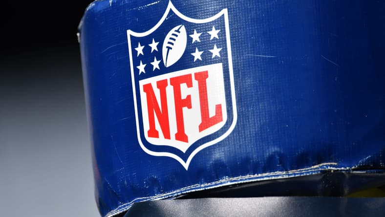 NFL logo during Bears-Panthers game