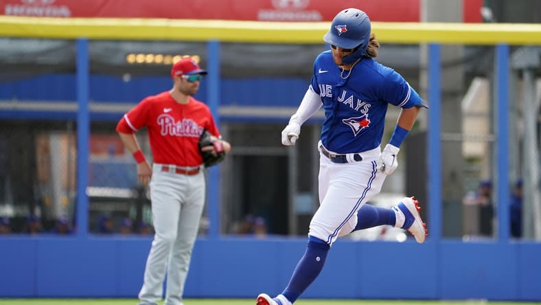 Toronto Blue Jays shortstop Bo Bichette during game against Philadelphia Phillies