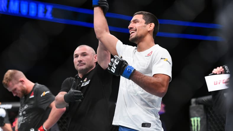 Davey Grant during UFC Fight Night