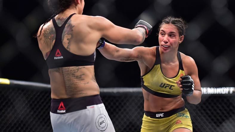 Taila Santos during UFC Fight Night