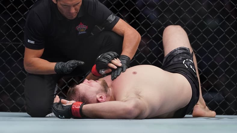 Marcin Tybura during UFC Fight Night