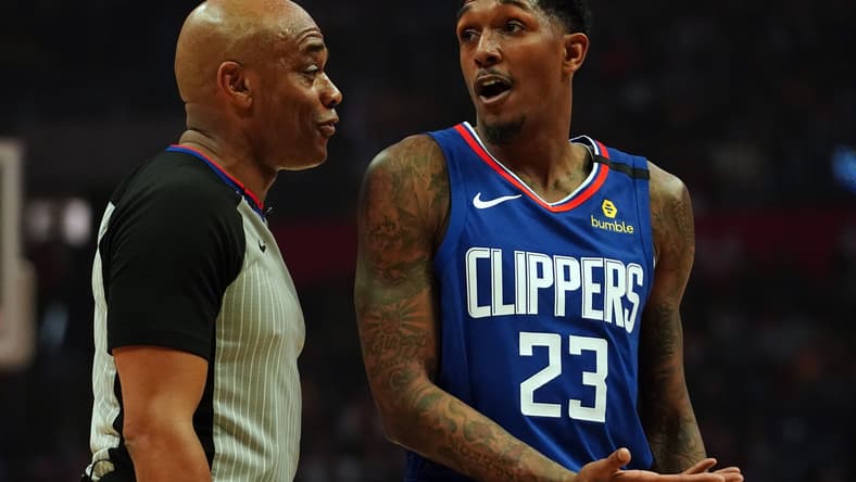 Clippers Lou Williams in game against Lakers