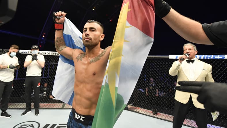 Makwan Amirkhani and Danny Henry during UFC 251