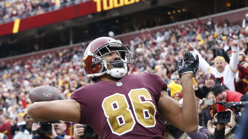 Washington Football Team tight end Jordan Reed