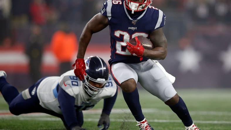 New England Patriots running back Sony Michel