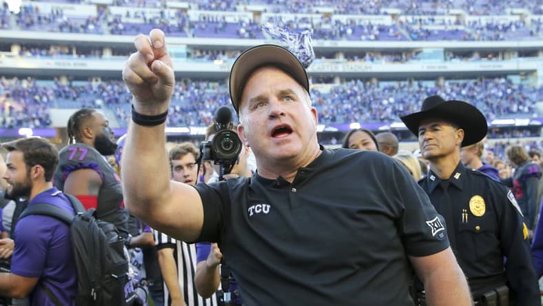 TCU Horner Frogs coach Gary Patterson