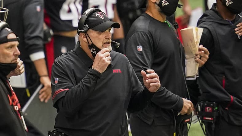 Atlanta Falcons head coach Dan Quinn
