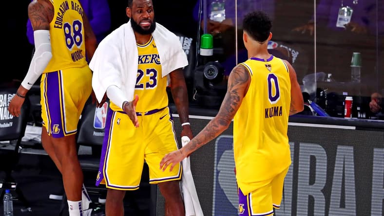 Lakers LeBron James during Game 1 NBA Finals