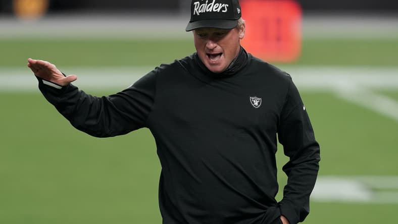 Las Vegas Raiders head coach Jon Gruden