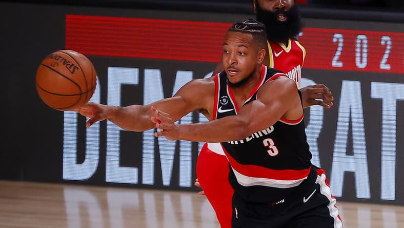 Blazers not interested in a James Harden trade if it means adding C.J. McCollum