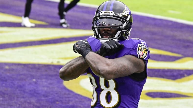 Ravens WR Dez Bryant touchdown