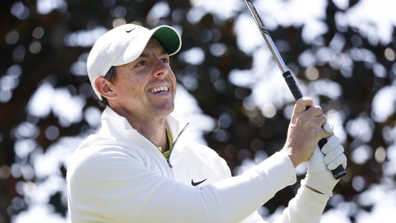 Mar 7, 2021; Orlando, Florida, USA; Rory McIlroy hits his tee shot on the second hole during the final round of the Arnold Palmer Invitational golf tournament at Bay Hill Club & Lodge. Mandatory Credit: Reinhold Matay-USA TODAY Sports