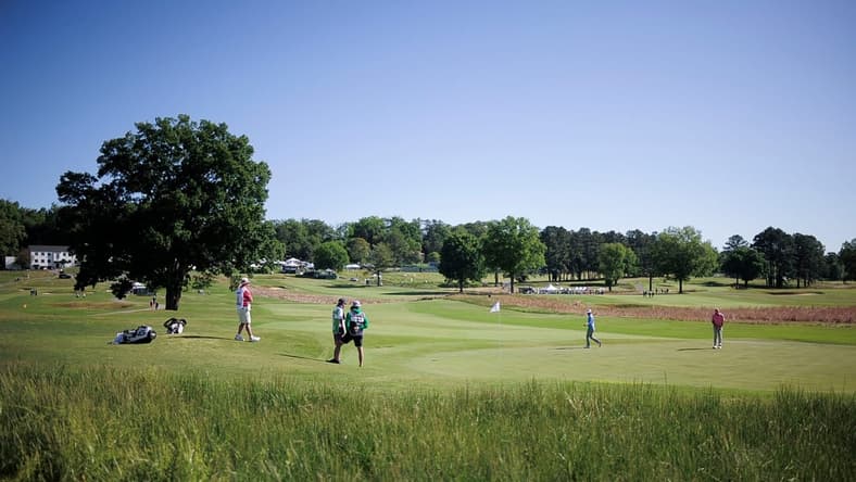 Golfers compete at the 2021 Visit Knoxville Open PGA Korn Ferry Tour at Holston Hills Country Club in Knoxville, Tenn. on Thursday, May 13, 2021. The competition runs through Sunday. Single-day tickets are available for $10.

Kns 2021 Visit Knoxville Open
