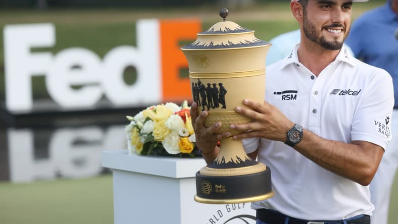 Abraham Ancer wins the 2021 World Golf Championships FedEx-St. Jude Invitational at TPC Southwind in Memphis, Tenn. on Sunday, August 8, 2021.
Jrca9370