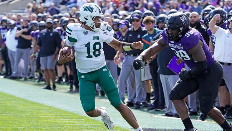 NCAA Football: Ohio at Northwestern