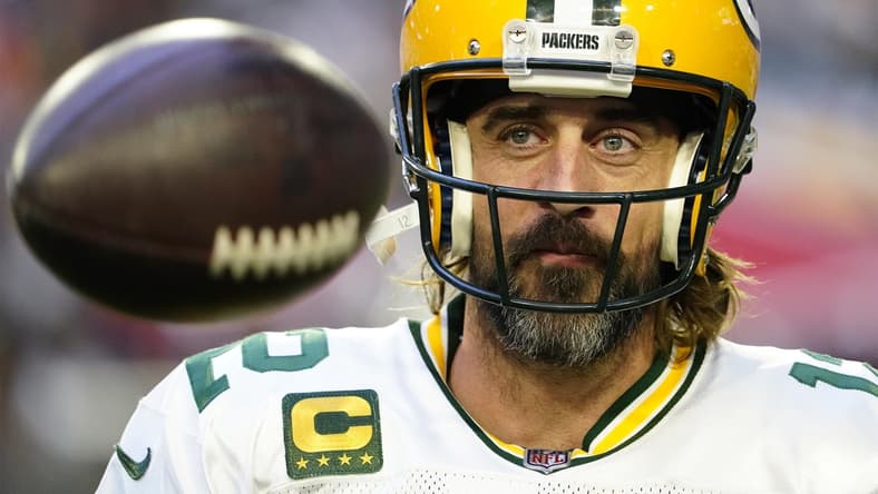 Aaron Rodgers before a game against the Arizona Cardinals on Oct. 28.
Syndication Arizona Republic