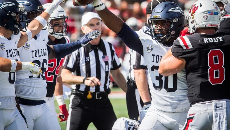 Ball State faces off against Toledo at Scheumann Stadium Saturday, Sept. 25, 2021.

Ballstatevtoledofootball 5