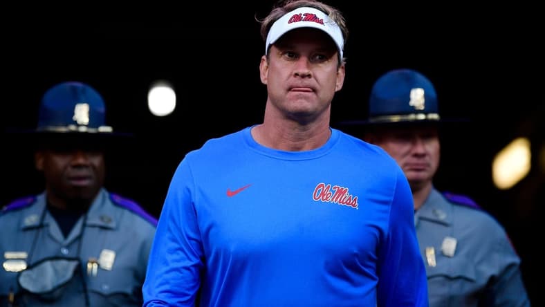 Mississippi Head Coach Lane Kiffin returns to Neyland Stadium before an SEC football game between Tennessee and Ole Miss in Knoxville, Tenn. on Saturday, Oct. 16, 2021.

Kns Tennessee Ole Miss Football