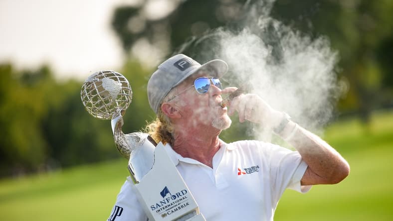 Miguel Angel Jimenez wins the Sanford International on Sunday, September 13, at the Minnehaha Country Club in Sioux Falls.