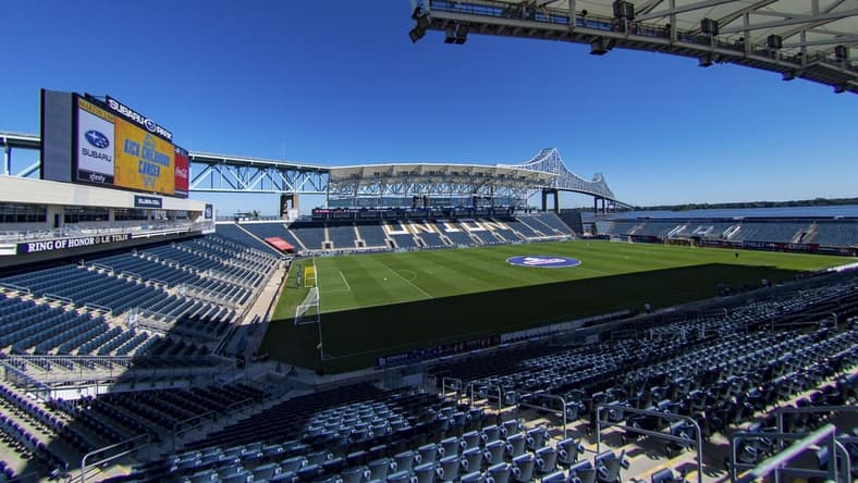 Sep 19, 2021; Philadelphia, Pennsylvania, USA; General stadium view prior to the game between Orlando City SC and Philadelphia Union at Talen Energy Stadium. Mandatory Credit: John Jones-USA TODAY Sports