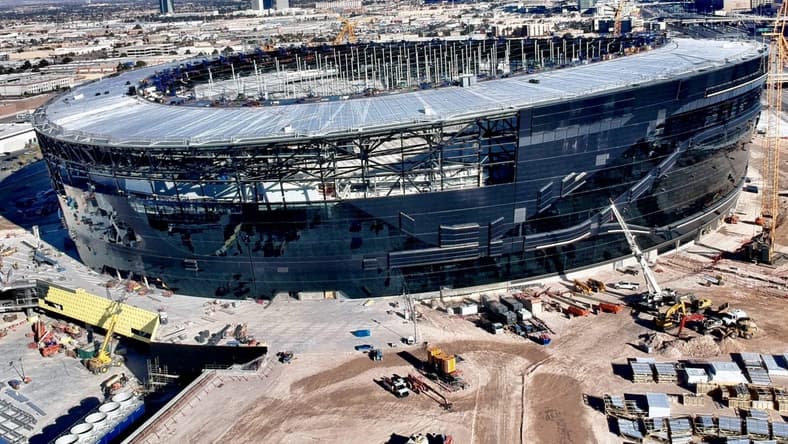 allegiant stadium configuration soccer super bowl las vegas