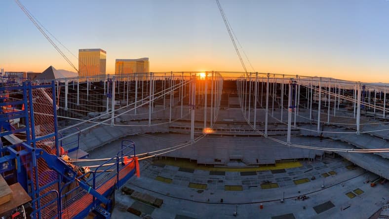 allegiant stadium roof las vegas raiders