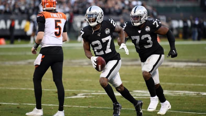 trayvon mullen raiders bengals silver and black today