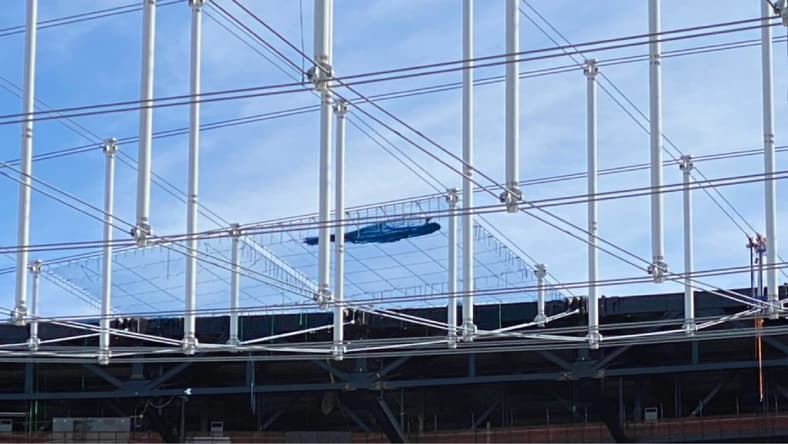 allegiant stadium roof las vegas raiders mick akers