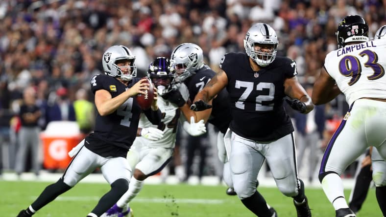 Raiders offensive line