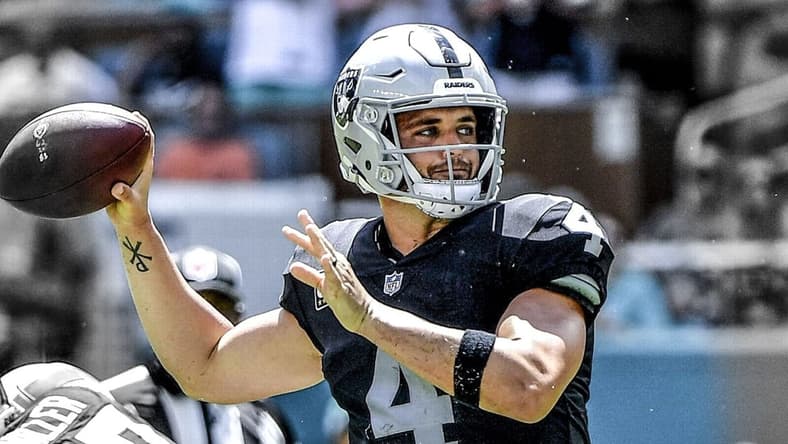 derek carr trade rumors tom brady las vegas raiders
