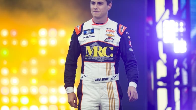 Nov 5, 2021; Avondale, AZ, USA; Camping World Truck Series driver Zane Smith during the Lucas Oil 150 Championship race at Phoenix Raceway. Mandatory Credit: Mark J. Rebilas-USA TODAY Sports