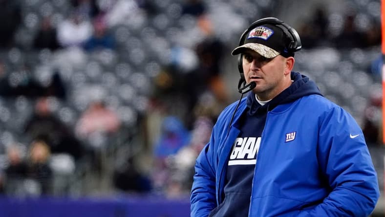 New York Giants head coach Joe Judge on the sideline in the second half. The Giants lose to Washington, 22-7, at MetLife Stadium on Sunday, Jan. 9, 2022.
Nyg Vs Was