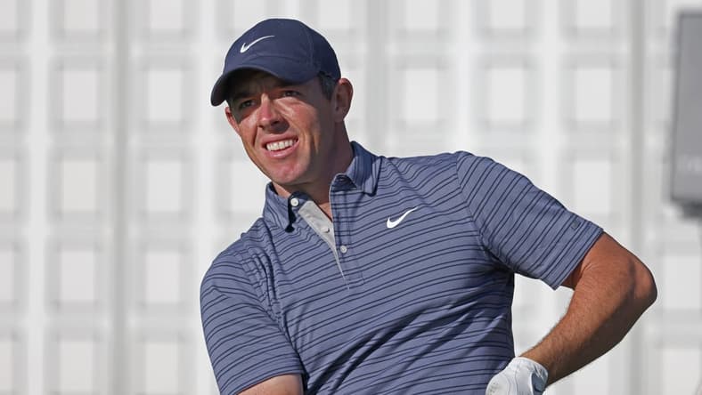 Mar 3, 2022; Orlando, Florida, USA; Rory McIlroy hits his tee shot on the eleventh hole during the first round of the Arnold Palmer Invitational golf tournament. Mandatory Credit: Reinhold Matay-USA TODAY Sports