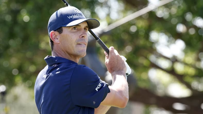 Mar 6, 2022; Orlando, Florida, USA;Billy Horschel hits his tee shot on the first hole during the final round of the Arnold Palmer Invitational golf tournament. Mandatory Credit: Reinhold Matay-USA TODAY Sports