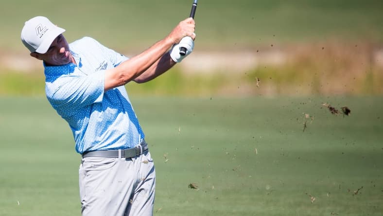 Steven Alker hits the ball during the Chubb Classic's final round on Sunday, Feb. 20, 2022 at the Tibur n Golf Club in Naples, Fla.
Ndn 20220220 Chubb Classic Final Round 0351